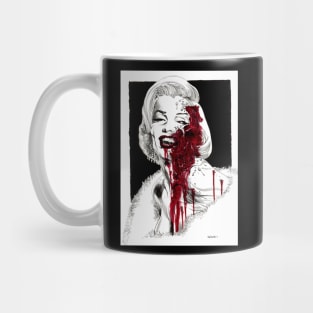 Marilyn Monroe Zombie Red Mug